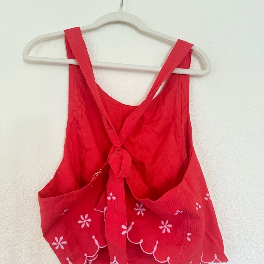 NWOT free people Kayla solid embroidered top - Picture 10 of 10
